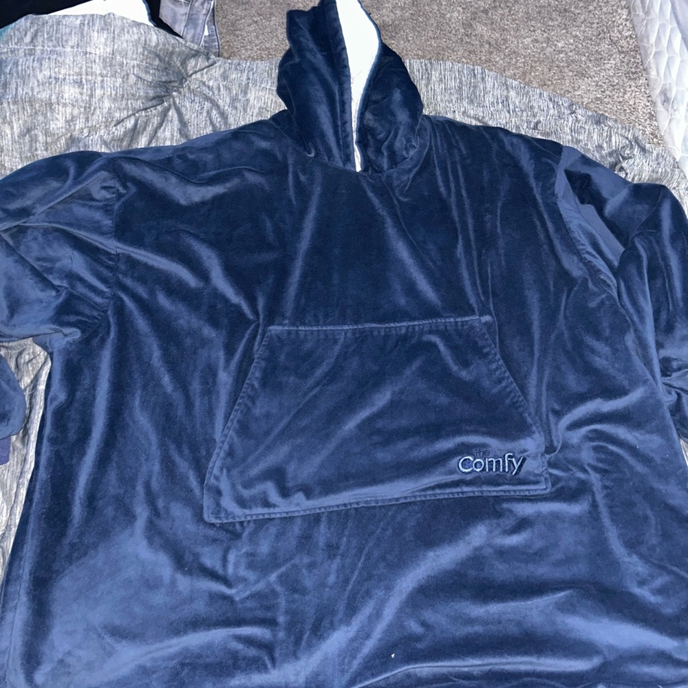 Comfy Oversized Navy Hoodie
